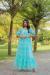 Picture of Delightful Georgette Medium Turquoise Kurtis & Tunic