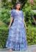 Picture of Gorgeous Georgette Light Steel Blue Kurtis & Tunic