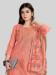 Picture of Statuesque Silk Light Coral Straight Cut Salwar Kameez