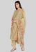 Picture of Classy Silk Tan Straight Cut Salwar Kameez