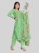 Picture of Silk Dark Sea Green Straight Cut Salwar Kameez