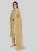 Picture of Magnificent Silk Tan Straight Cut Salwar Kameez