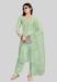 Picture of Silk Dark Sea Green Straight Cut Salwar Kameez