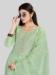 Picture of Silk Dark Sea Green Straight Cut Salwar Kameez