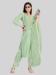 Picture of Silk Dark Sea Green Straight Cut Salwar Kameez