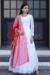 Picture of Nice Georgette White Readymade Gown