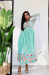 Picture of Chiffon Light Steel Blue Readymade Salwar Kameez