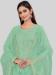 Picture of Silk Dark Sea Green Straight Cut Salwar Kameez