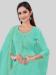 Picture of Medium Aqua Marine Straight Cut Salwar Kameez