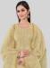 Picture of Classy Silk Tan Straight Cut Salwar Kameez