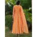 Picture of Shapely Georgette Sandy Brown Readymade Gown