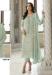 Picture of Georgette Dark Sea Green Straight Cut Salwar Kameez