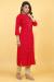 Picture of Alluring Rayon Crimson Kurtis & Tunic