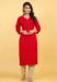 Picture of Magnificent Rayon Red Kurtis & Tunic