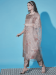 Picture of Resplendent Silk Rosy Brown Readymade Salwar Kameez