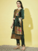 Picture of Good Looking Silk Dark Slate Grey Readymade Salwar Kameez