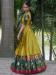 Picture of Shapely Silk Dark Khaki Lehenga Choli