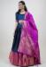 Picture of Enticing Silk Midnight Blue Lehenga Choli