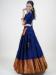 Picture of Taking Silk Midnight Blue Lehenga Choli