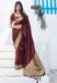 Picture of Lovely Silk Maroon Saree