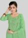 Picture of Silk Dark Sea Green Straight Cut Salwar Kameez