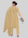 Picture of Amazing Silk Beige Straight Cut Salwar Kameez