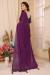 Picture of Admirable Chiffon & Satin Purple Saree