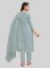 Picture of Silk Light Slate Grey Straight Cut Salwar Kameez