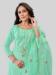 Picture of Sublime Silk Powder Blue Straight Cut Salwar Kameez