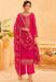 Picture of Organza Light Coral Straight Cut Salwar Kameez