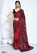 Picture of Enticing Satin & Silk & Organza Fire Brick Saree