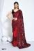 Picture of Enticing Satin & Silk & Organza Fire Brick Saree