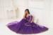 Picture of Delightful Net Purple Lehenga Choli