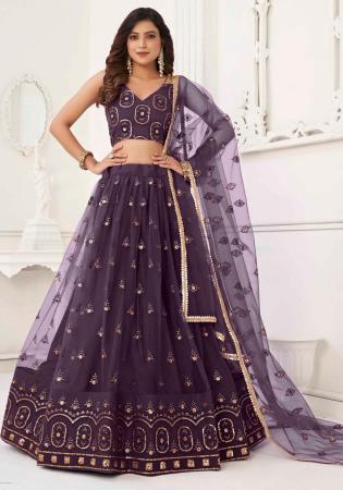 Picture of Appealing Net Black Lehenga Choli