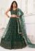 Picture of Graceful Net Sea Green Lehenga Choli