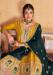 Picture of Chiffon Dark Golden Rod Straight Cut Salwar Kameez