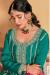 Picture of Appealing Chiffon Dark Cyan Straight Cut Salwar Kameez