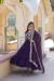 Picture of Nice Georgette Purple Readymade Gown