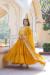 Picture of Gorgeous Georgette Golden Rod Readymade Gown