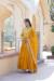 Picture of Gorgeous Georgette Golden Rod Readymade Gown