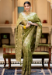 Picture of Sightly Silk Olive Drab Saree