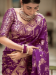 Picture of Resplendent Silk Purple Saree