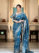 Picture of Ideal Silk Midnight Blue Saree