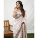 Picture of Exquisite Silk Off White Saree