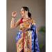 Picture of Sublime Silk Royal Blue Saree