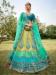 Picture of Enticing Silk Yellow Green Lehenga Choli