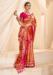 Picture of Well Formed Silk Chocolate Saree