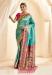 Picture of Amazing Silk Medium Aqua Marine Saree