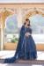 Picture of Bewitching Georgette Dark Slate Blue Lehenga Choli