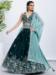 Picture of Stunning Georgette Dark Green Lehenga Choli